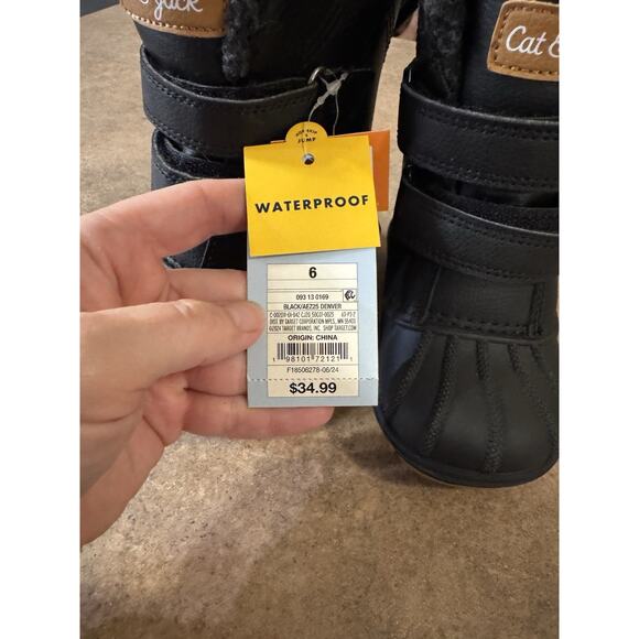 Cat & Jack - Denver Winter Boots - Insulated Snow Boots ,Size 6 - Picture 6 of 9